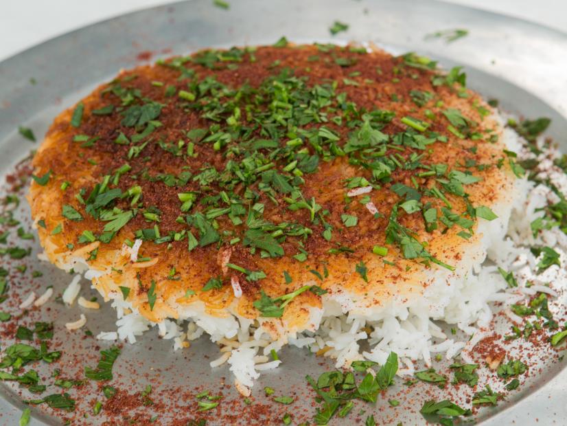 Ayesha Curry’s Crispy Rice, as seen on Food Network’s Ayesha’s Homemade, Season 1.