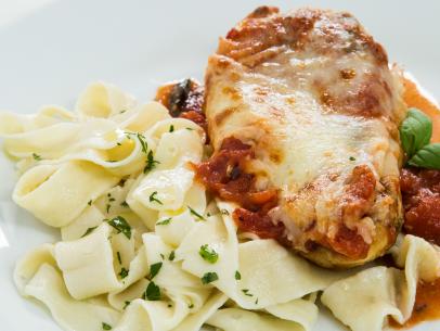 Ayesha Curry’s Chicken Parm, as seen on Food Network’s Ayesha’s Homemade, Season 1.