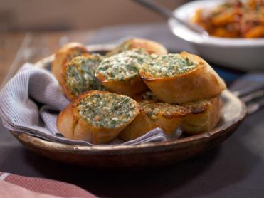 3-Cheese and Herb Garlic Bread Recipe | Nancy Fuller | Food Network