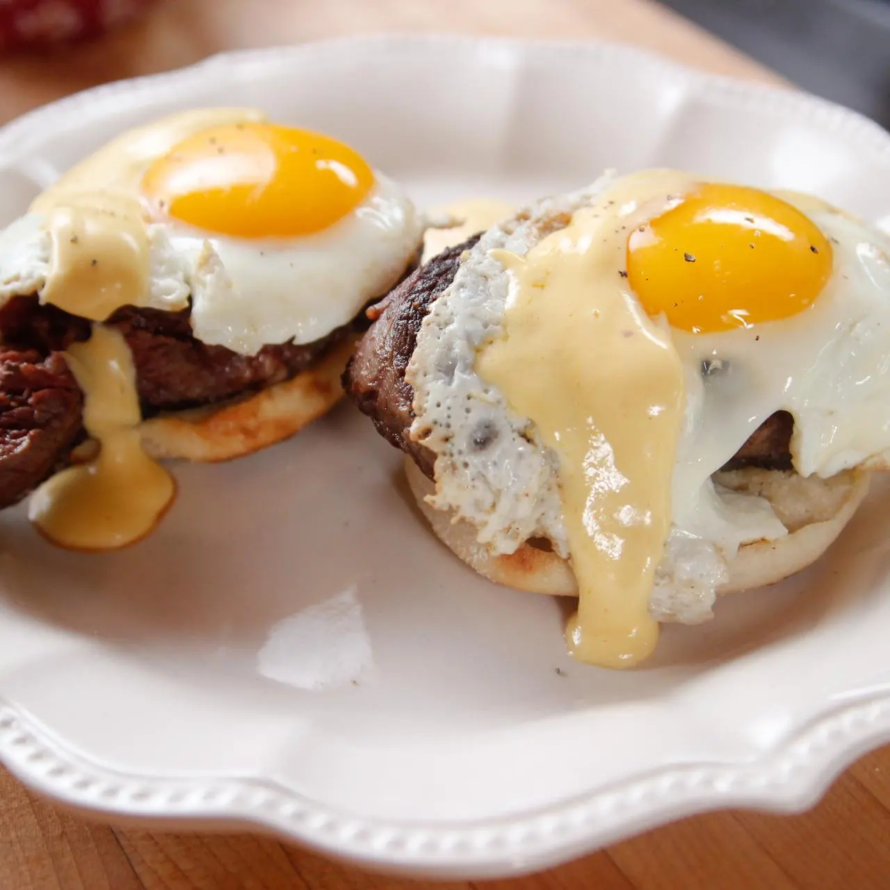 Steak and Eggs Benedict with Spicy Hollandaise