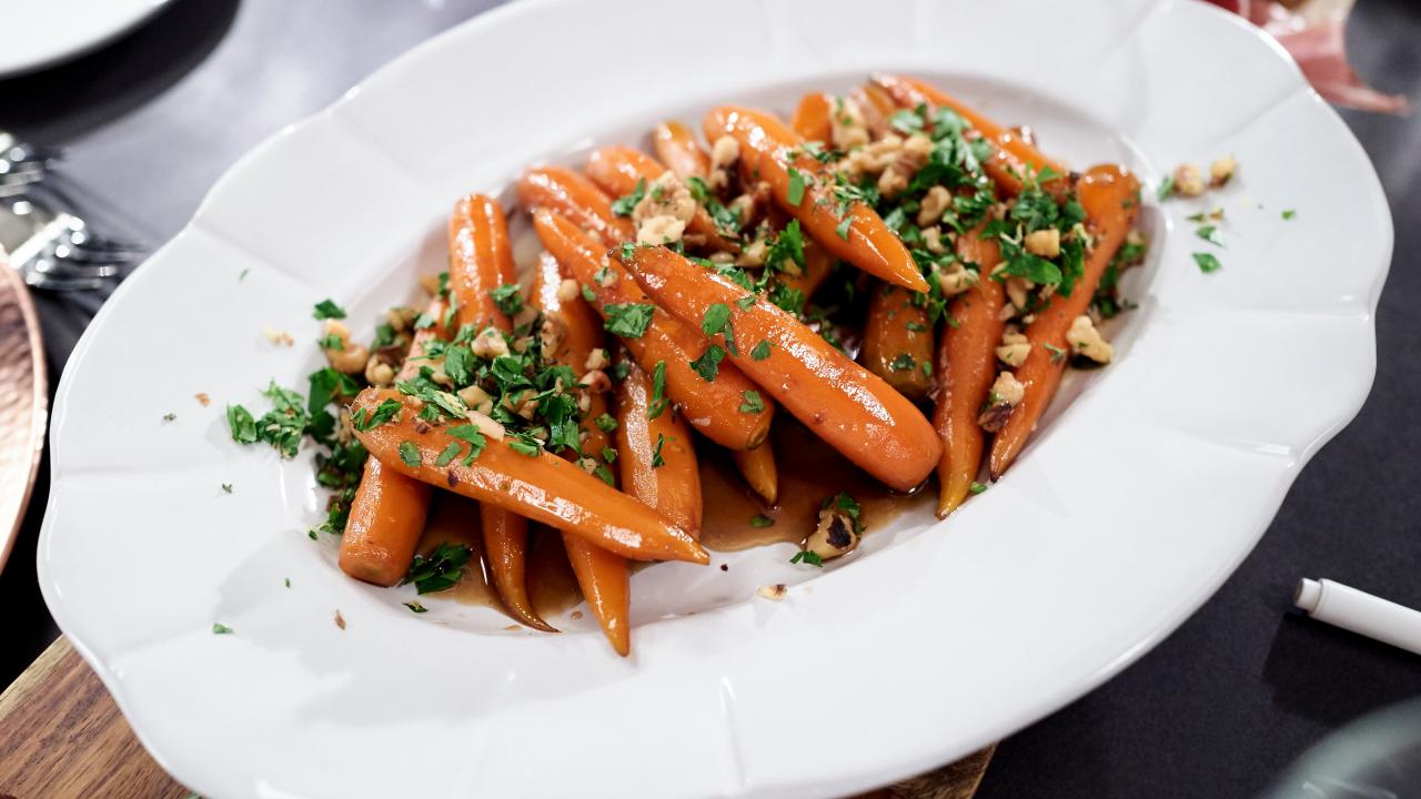 Candied Carrots with Gremolata