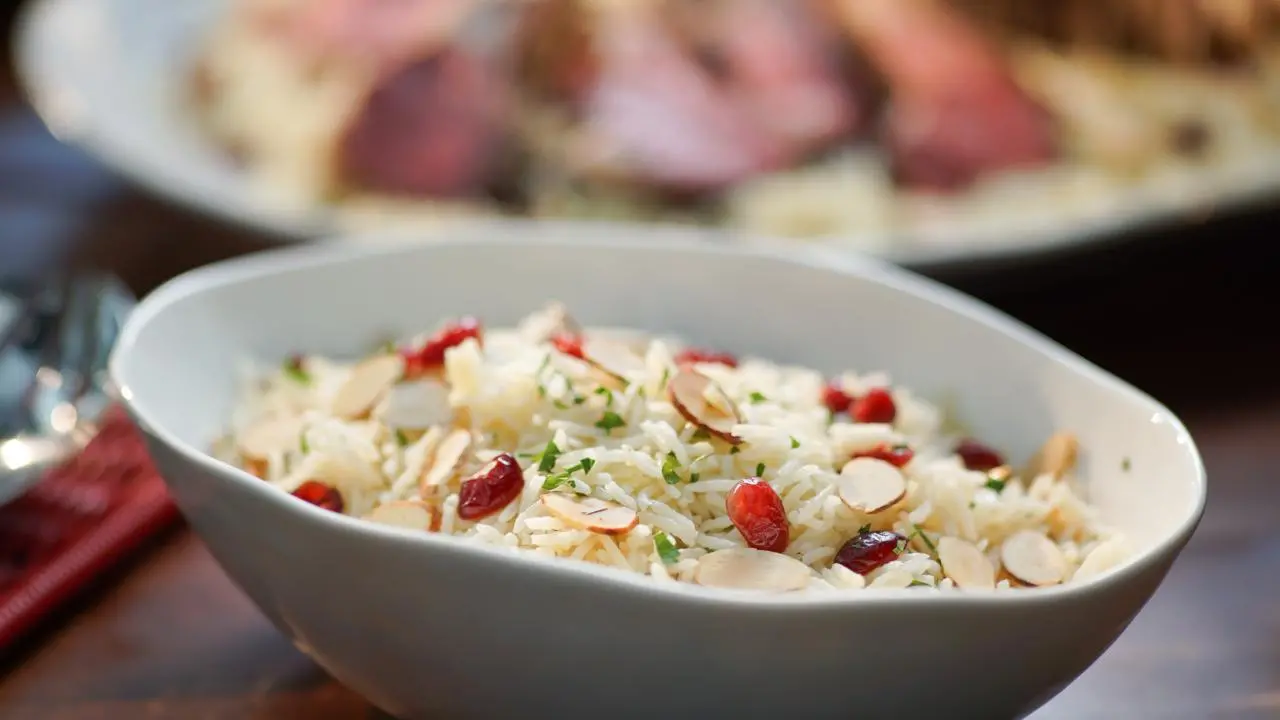 Almond Cranberry Rice Pilaf