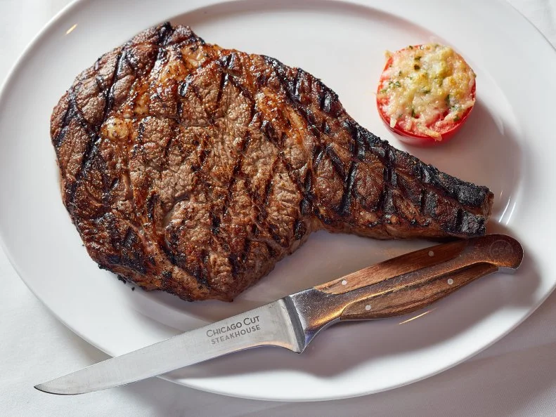 Bone In Ribeye at Chicago Cut Steakhouse.