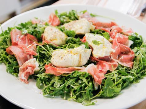 Arugula With Proscuitto And Burrata