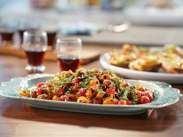 Pan-Roasted Tomatoes with Quick Balsamic Jam Recipe | Valerie Bertinelli | Food Network
