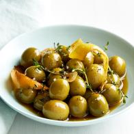 FN Flat Recipe: Citrus Marinated Olives, VALERIE BERTINELLI, Valerie's Home Cooking, Valerie to the Rescue