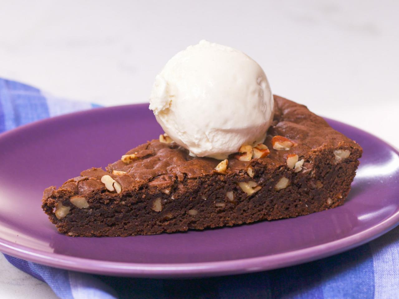 Double Chocolate Skillet Cookie Recipe, Food Network Kitchen