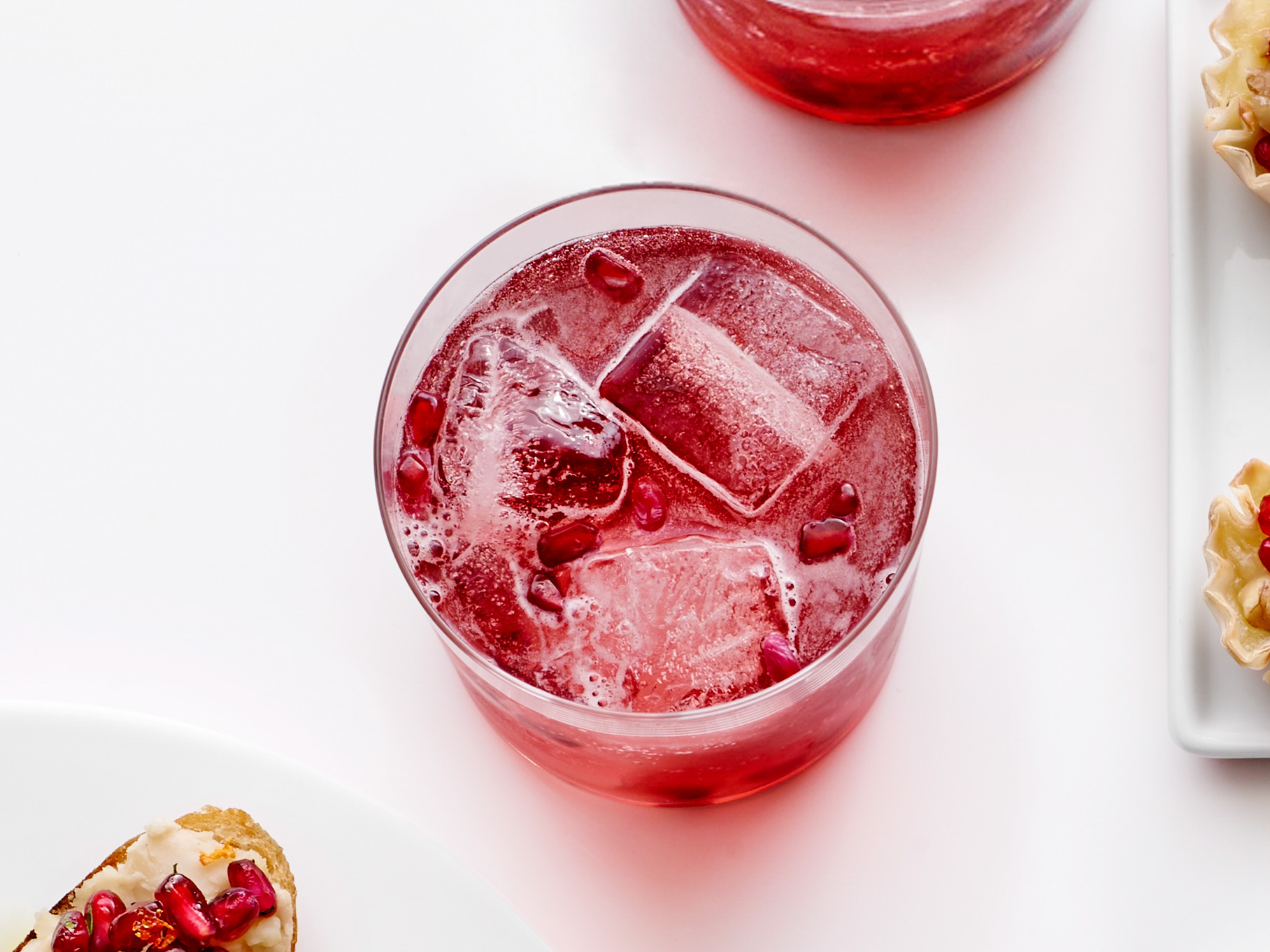 Sparkling Pomegranate Cocktails Recipe - Chef's Resource Recipes