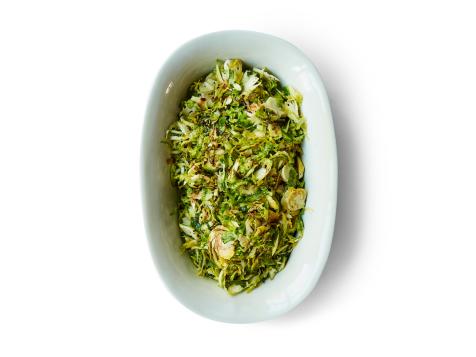 Sauteed Shredded Brussels Sprouts