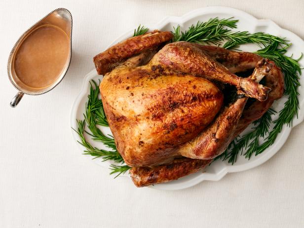 Garlic-Rosemary Turkey with Porcini image