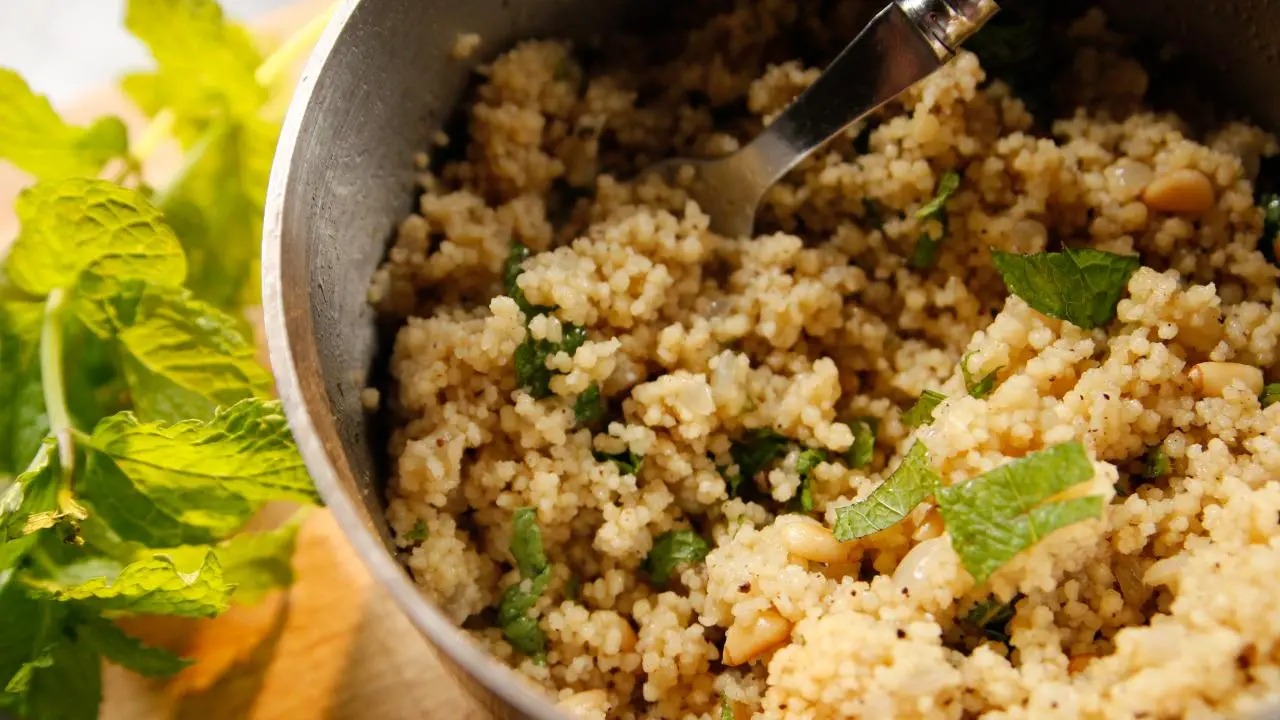 Pine Nut and Mint Couscous