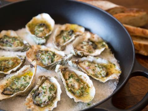 Grilled Oysters with Parsley and Garlic Butter