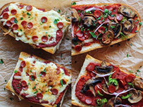 One Recipe, Two Meals: French Bread Pizzas