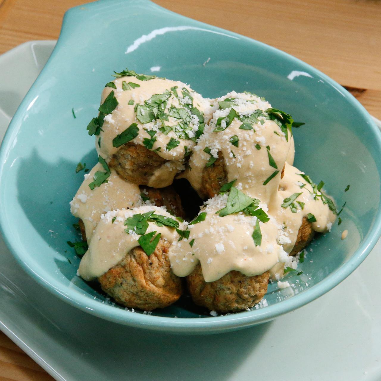 Turkey Taco Meatballs with Chipotle-Lime Aioli - The Defined Dish
