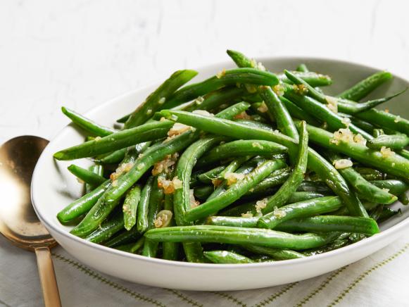 Sauteed Green Beans with Shallots and Garlic Recipe | Food Network