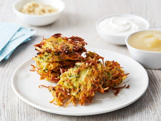 Sweet Potato Latkes Recipe | Food Network