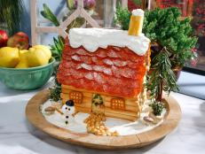 The Cheese and Cracker House is displayed, as seen on Food Network's The Kitchen, Season 11.