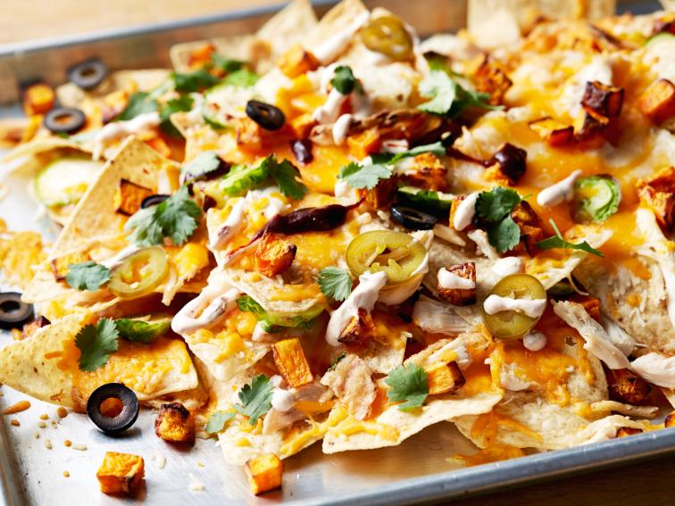 Leftover Thanksgiving Nachos Recipe Food Network Kitchen Food Network 1730