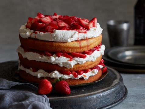 Red Ale and Strawberry Stack Cake