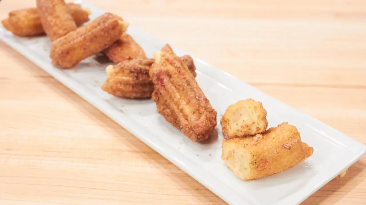 Churros With Rompope Cream