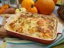 Nancy Fuller's Root Vegetable One Dish is displayed, as seen on Food Network's The Kitchen, Season 11.