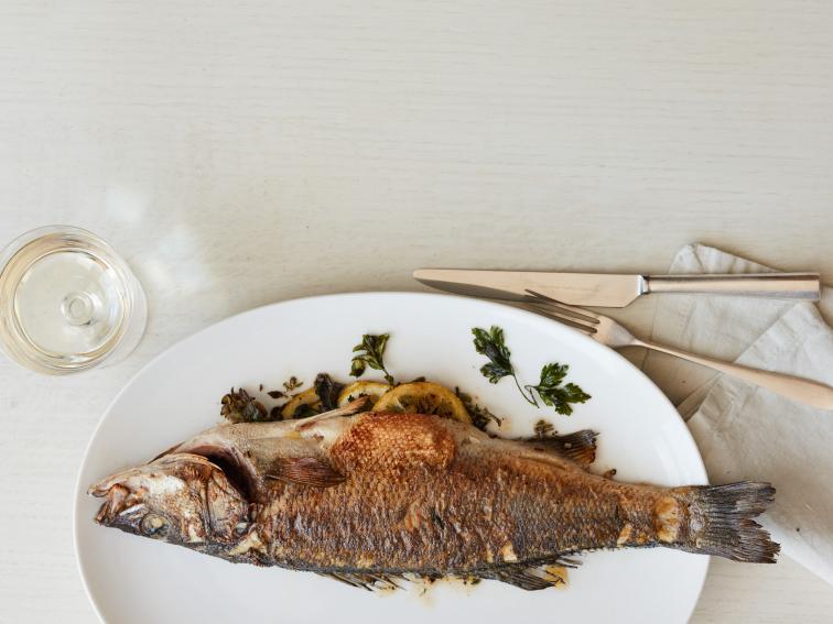 Herb-Stuffed Whole Fish Recipe | Amanda Freitag | Food Network