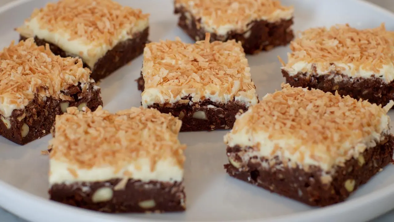 Toasted Coconut Brownies