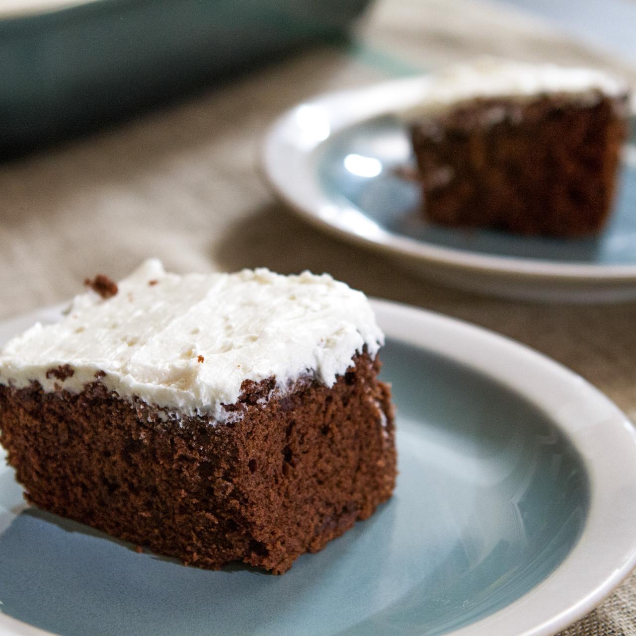 Ree Drummond's Chocolate Sheet Cake with Vanilla Bean Frosting