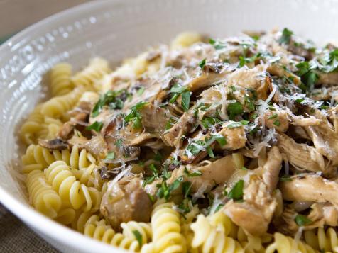 Rotini with Chicken Marsala Ragout
