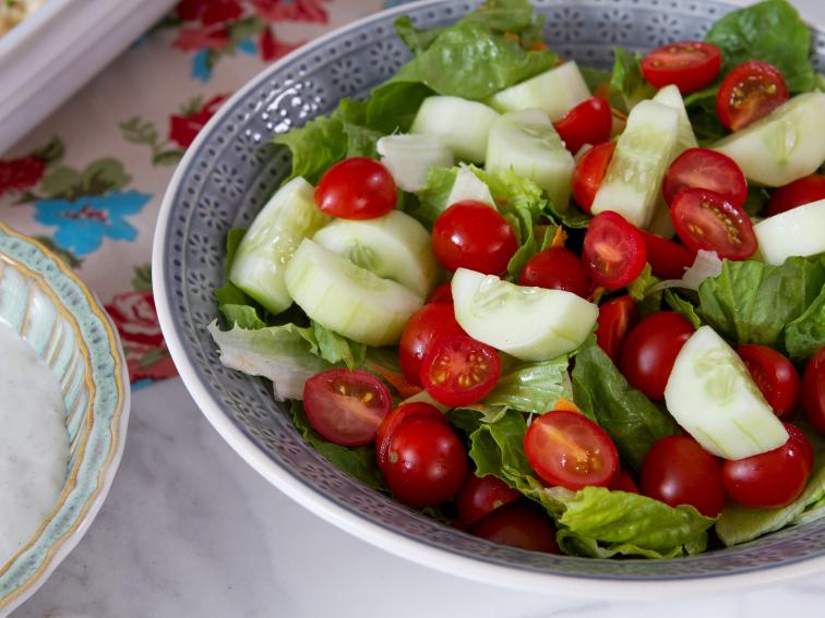 Mixed Green Salad with Roquefort Dressing Recipe Trisha Yearwood