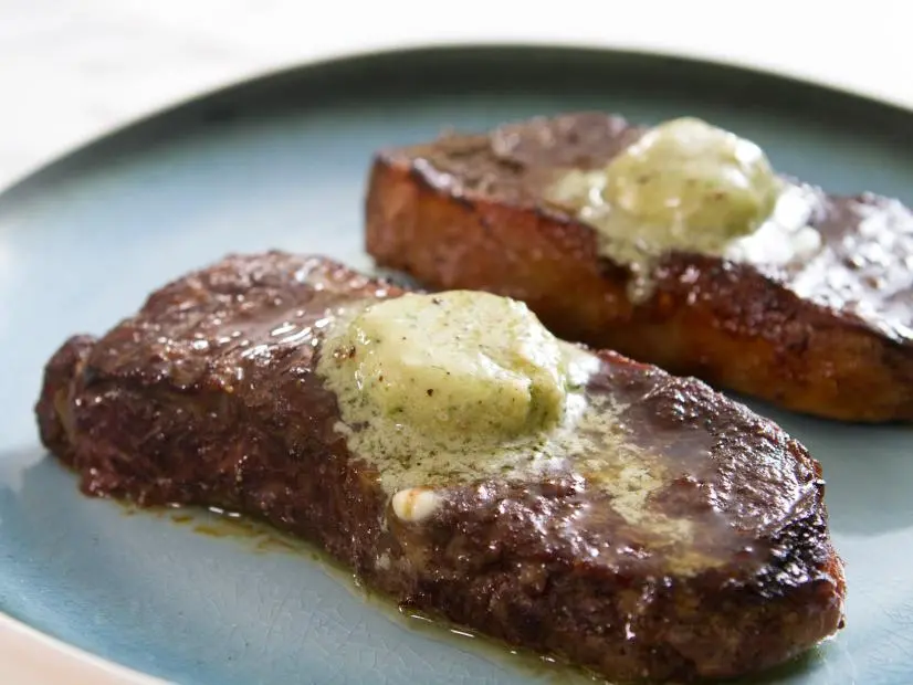 WellDone Steak with Blue Cheese Compound Butter Recipe Trisha