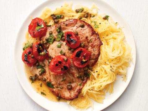 Pork Scallopini with Spaghetti Squash