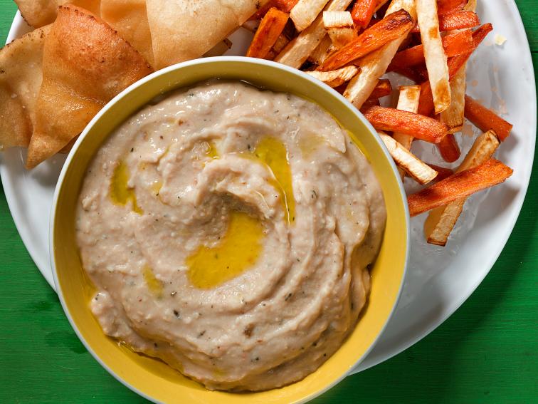 Roasted Garlic Bean Dip Recipe Eddie Jackson Food Network