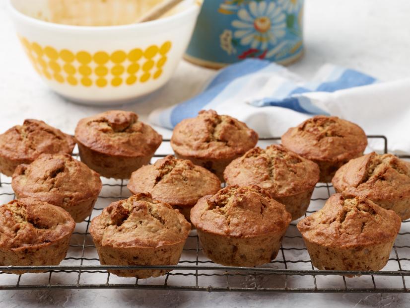 Food Network Kitchen's Lessons from Grandma, Banana Bread Muffins for LESSONS FROM GRANDMA/MICROWAVE VEGGIES/CHICKEN SOUP, as seen on Food Network