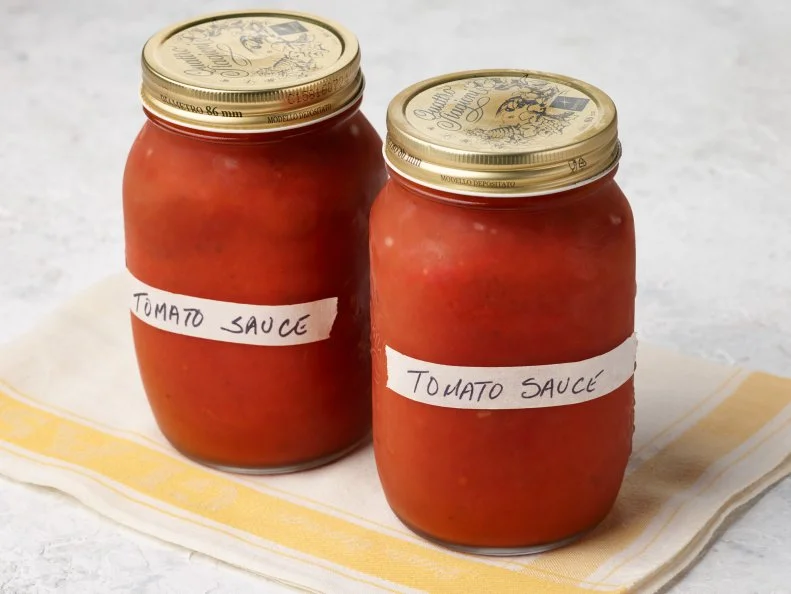 Food Network Kitchen's Lessons from Grandma's Tomato Sauce for LESSONS FROM GRANDMA/MICROWAVE VEGGIES/CHICKEN SOUP, as seen on Food Network