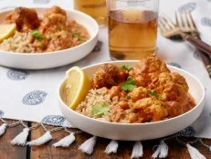Food Network Kitchen's Global Flavors:  IIndian, Cauliflower Tikka Masala for LESSONS FROM GRANDMA/MICROWAVE VEGGIES/CHICKEN SOUP, as seen on Food Network