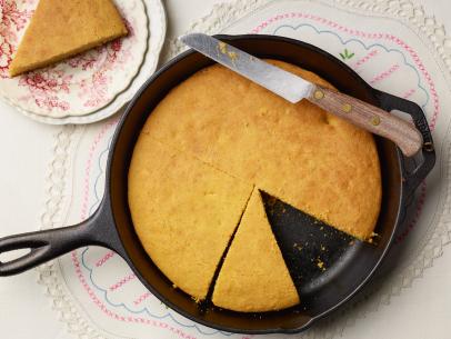 Food Network Kitchen's Lessons from Grandma, Grandma's Bacon Fat Cornbread for LESSONS FROM GRANDMA/MICROWAVE VEGGIES/CHICKEN SOUP, as seen on Food Network