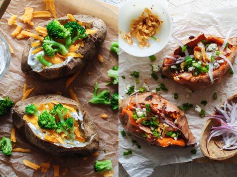 One Recipe, Two Meals: An Easy Baked Potato Bar