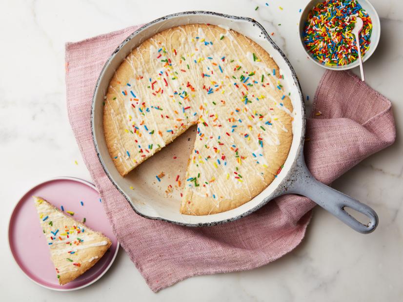 Sprinkled Sugar Skillet Cookie Recipe | Food Network Kitchen | Food Network