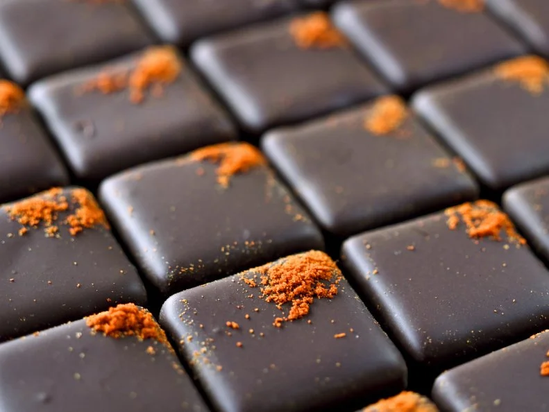 Diablo and Green Chile Truffles from the Chocolate Cartel