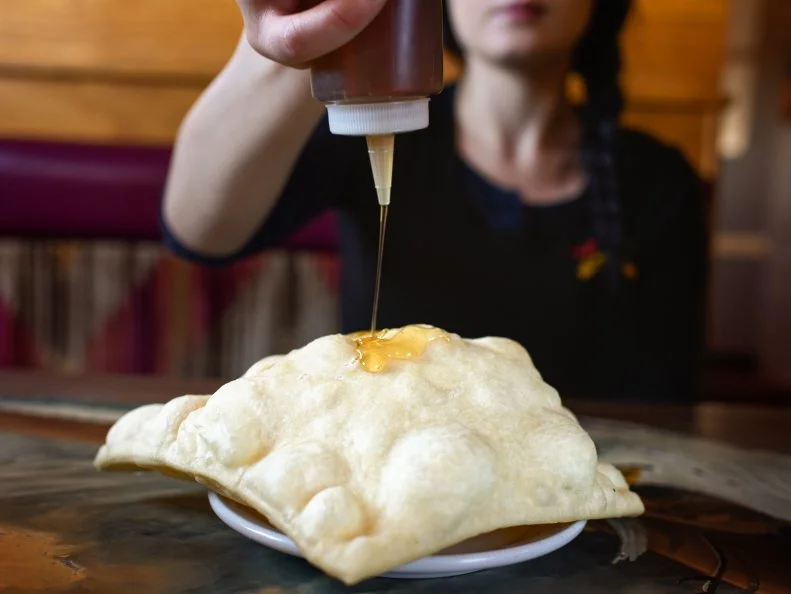 Sopapillas from La Cocina in Truth or Consequences, New Mexico