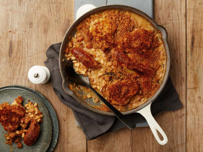 Food Network Kitchen’s Cassoulet for Comfort Cast Iron Dinners, as seen on Food Network