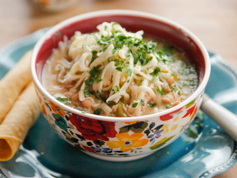 Slow-Cooker White Chicken Chili Recipe | Ree Drummond | Food Network