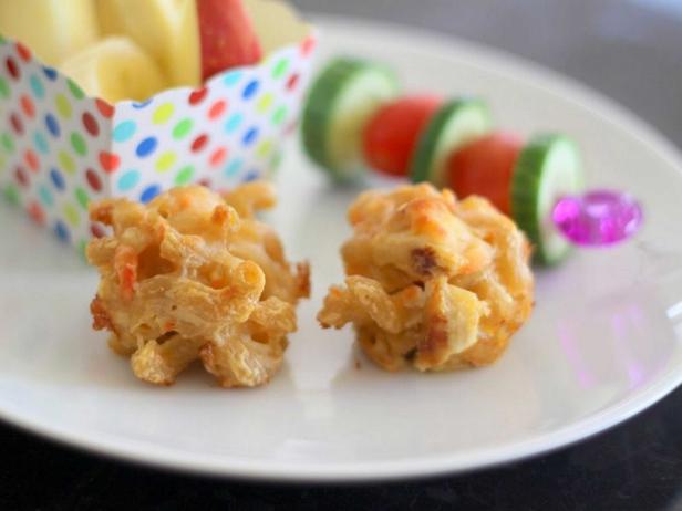 Mac & Cheese Bites (with Carrots)