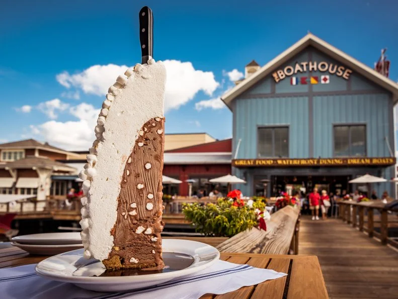 Smores Baked Alaska from Boathouse in Orlando