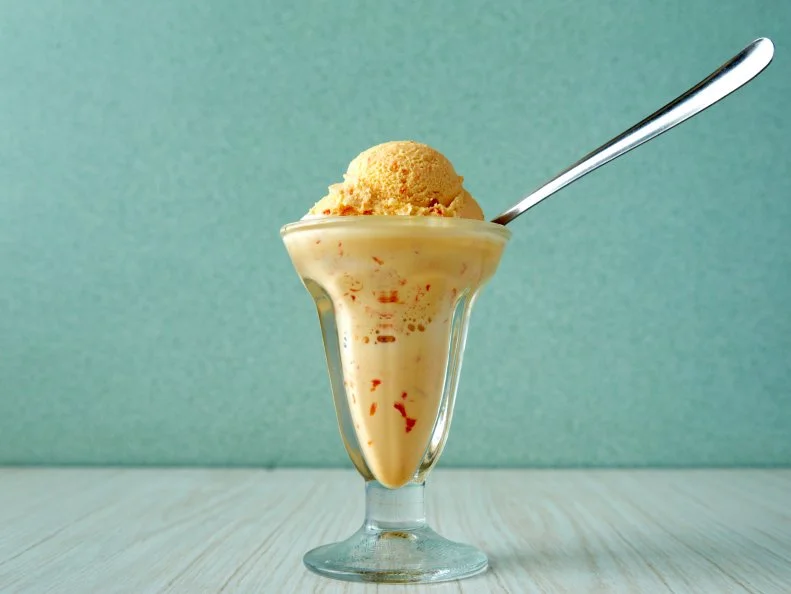 Trowbridge's Ice Cream, Orange Pineapple Ice Cream, Ice Cream, Florence, Alabama