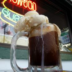 The Sycamore's Root Beer Float for Connecticut's Best Dishes as seen on the Food Network