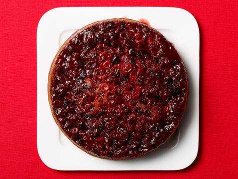 Upside-Down Cranberry-Orange Cake