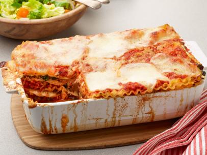 Amanda Freitag's Seven Layer Lasagna for Year of Oats/Drunk Pies/Diners, as seen on American Diner Revival, Rock 'N Roll Railcar.