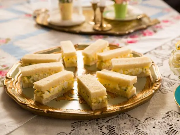Truffled Egg Salad Tea Sandwiches Recipe | Food Network